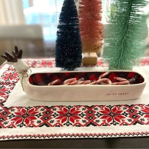 Mud Pie Ceramic deer cracker/candy dish